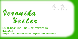 veronika weiler business card